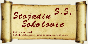 Stojadin Sokolović vizit kartica